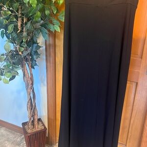 Vintage Gap Black Flowy Maxi Skirt XS Jersey Stretch Whimsigoth Goth Y2K 90’s
